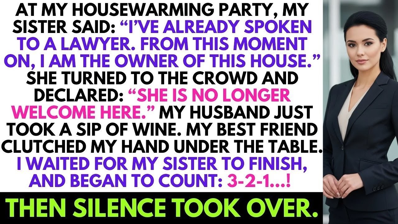 At The Family Party, My Sister Yelled  “Now I’m The Owner Of That House… Get Out,” So I…