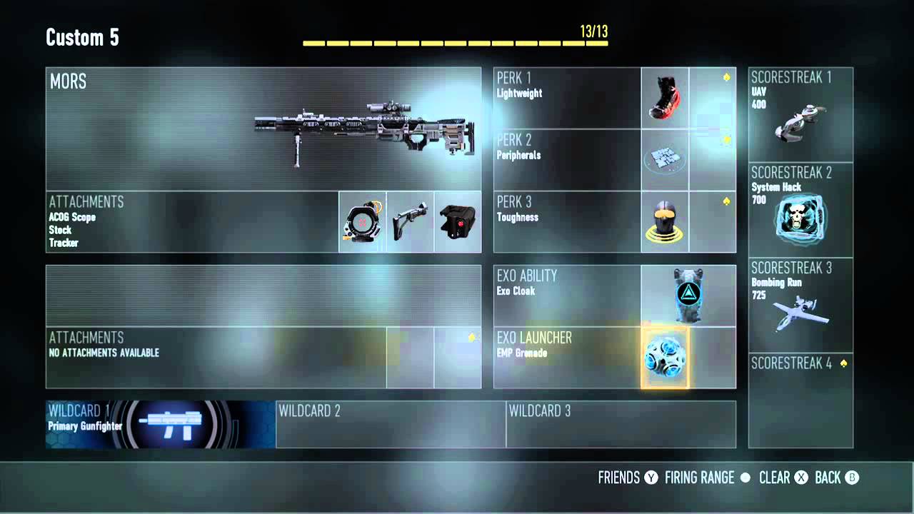 CALL OF DUTY CLASS SETUP sniper - YouTube