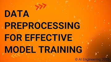 Data Preprocessing for Effective Model Training