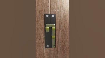 Automatic Gate Latch System #shorts Automatic door lock \\ #ideas Wooden gate latch #gatelatch