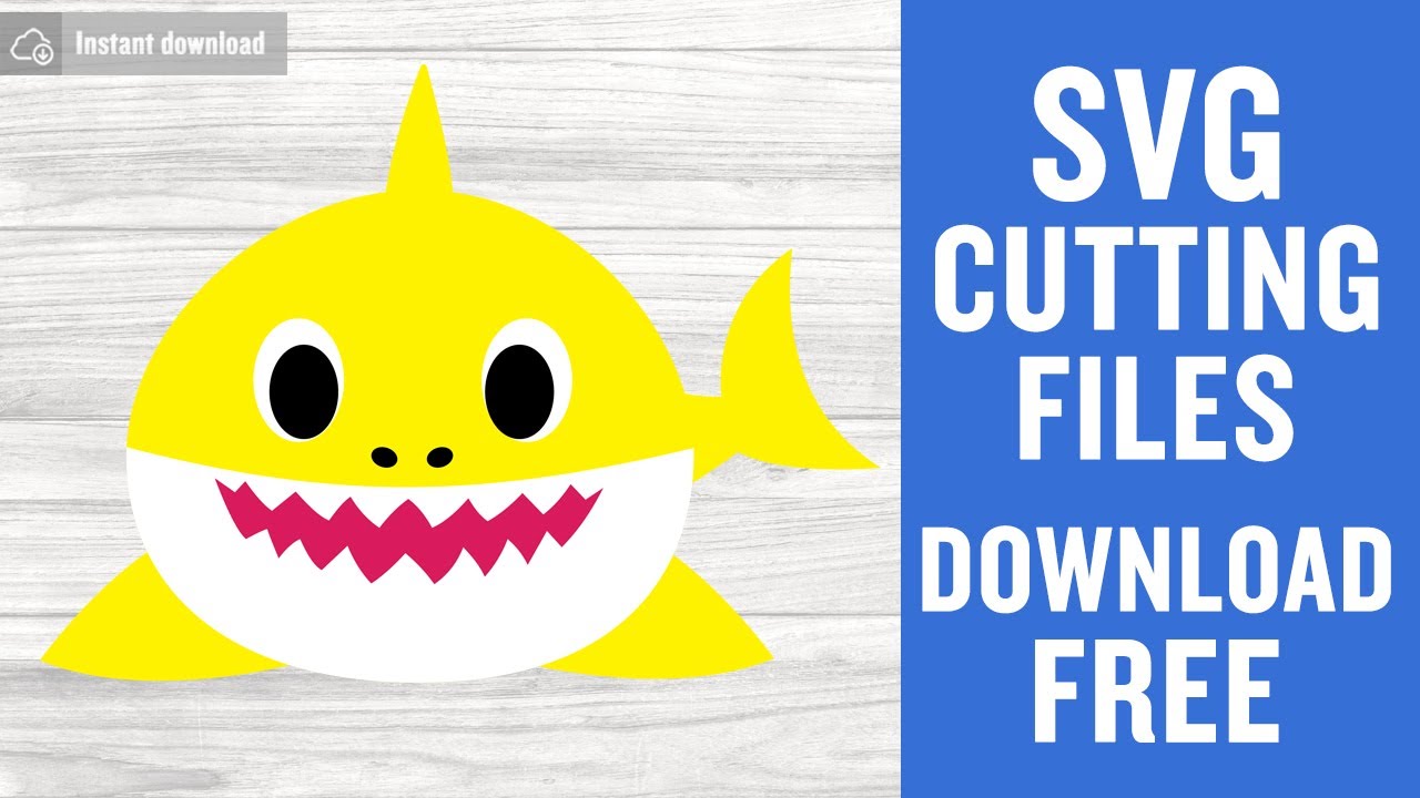 Download Free Svg Cutting Files Baby Shark Svg For Cricut Silhouette Youtube