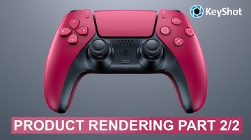 KeyShot Realistic Product Rendering part 2/2 ( Beginner Tutorial )