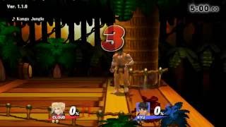Super Smash Bros for Wii-U For-Glory: Cloud vs. Ryu