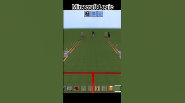 Minecraft Rail logic #shorts