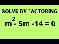 Factoring Quadratic Equations and GCF