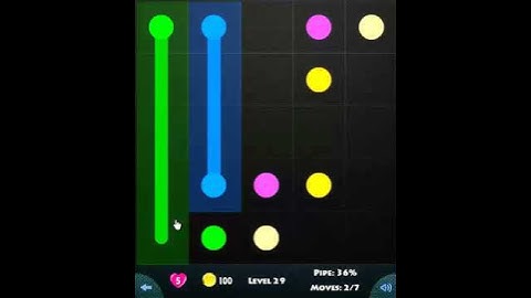 flow game facebook - beginners pack level 29 Connect the dots