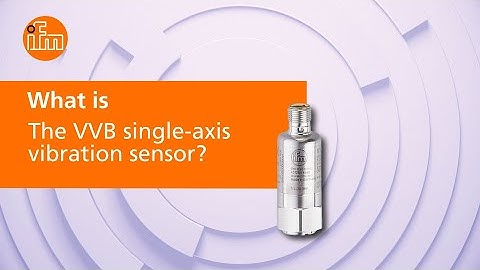 What is the VVB single axis vibration sensor?