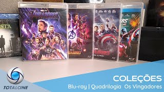  Blu-Ray Quadrilogia Os Vingadores 