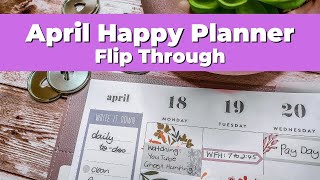APRIL 2022 FLIP THROUGH | CLASSIC HAPPY PLANNER