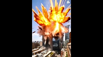 building explosion AI videos 💥#ytshorts #shorts #ai #vfx #bomb #explosion #vairal #tanding #tabahi