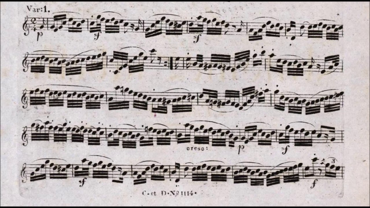 Antoine Diabelli - Airs and variations from Rossini's Opera Zelmira (5/8) - Rubens Küffer