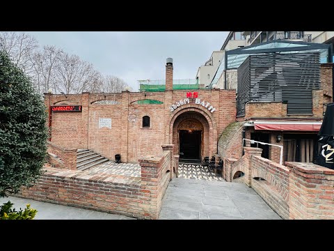 Тбилиси. Утренняя прогулка по району Абанотубани. Серные бани и свежесть февральских выходных.