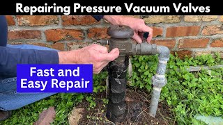How to repair the FEBCO 7651 pressure vacuum breaker valve used in irrigation systems.