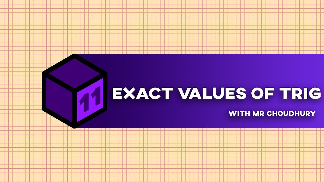 Exact values of trig youtube