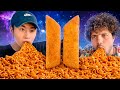 BAD DECISIONS NUCLEAR FIRE NOODLES & BTS MOZZARELLA CHEESE STICKS with BENNY BLANCO | ASMR MUKBANG