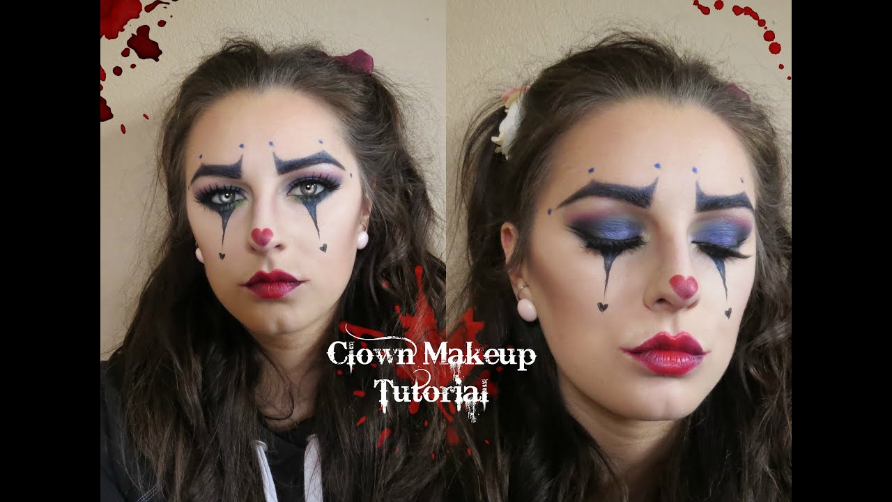 Easy Clown Makeup | AHS: Freak Show Inspired - YouTube