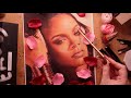 ASMR Putting Fenty Makeup on Rihanna (Paper Makeover)