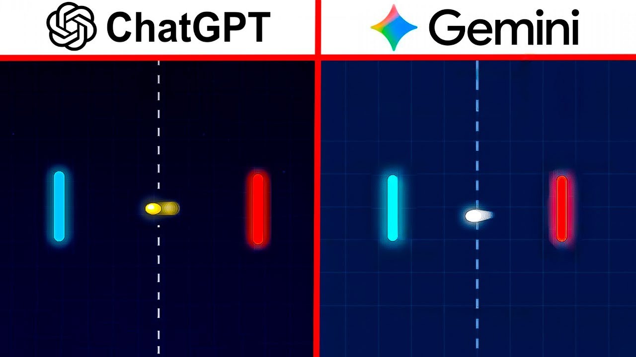 ИИ создаёт ПИНГ-ПОНГ | ChatGPT vs Gemini 3 Pro