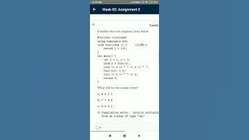 Programming In Modern C++ Week 2 Assignment NPTEL 2023