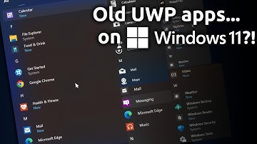 Old UWP apps... on Windows 11?! (10, 8.1, and 8!)