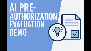 AI Pre‑Authorization Evaluation Demo | Copilot Studio for Healthcare Workflows