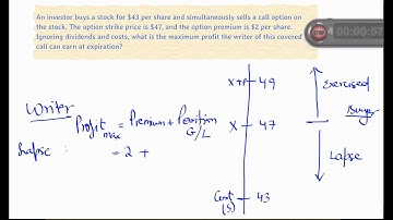 CFA Level 1 SS17 Solved Problem - Derivatives - Calls & Puts