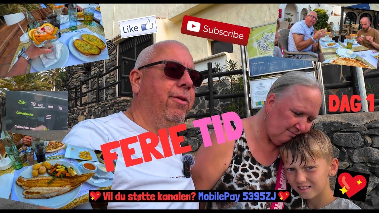 SÅÅÅÅ ER DET FERIE TID.... MEN VI ENDER I EN KØ PÅ 3.5 TIME OG DER ER REJE COCKTAIL TIL DRENGENE