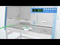 Thermo Scientific class II biological safety cabinet animation