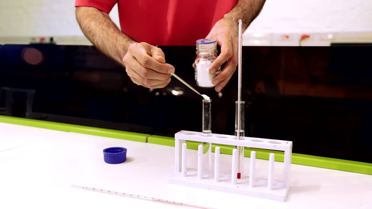 CTSC practical experiment: Endothermic & exothermic ...