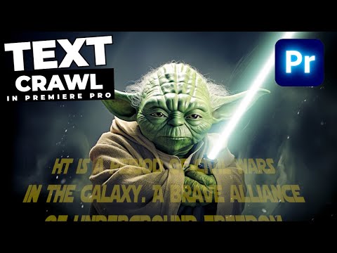 Star Wars TEXT CRAWL In Premiere Pro (No Legacy Title)