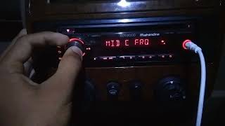 How to set car stereo equaliser settings ll Kenwood old model stereo ll