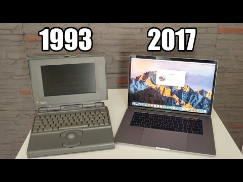 Çıkan Son Macbook Pro VS 1993 Model İlk Macbook (Dede-Torun Yine Yanyana!)