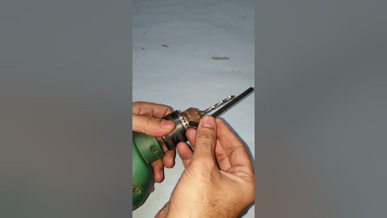 You must know || How to change Drill bit without Key🥇 #shorts #tricks #tips #lifehacks