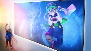 Giant Nintendo Switch Smash Bros Gaming Setup
