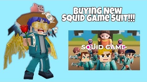 Buying New Squid Game Suit in Blockman Go!!! #shorts