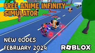 Roblox Free Anime Infinity Simulator New Codes February 2024