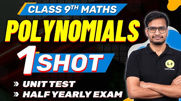 Polynomials Class 9 One Shot | Class 9 Maths Chapter 2 Solution | Polynomials Important Questions