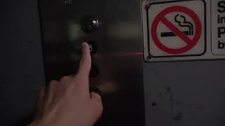 BEST FIND EVER!!! GATED Vintage Dover Hydraulic Freight Elevator at Meredith College in Raleigh, NC.