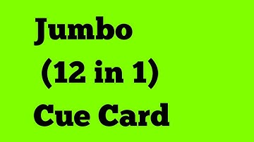 Most Important 12 Cue Cards in 1 Jumbo Cue Card With Sample Answer: Tips by Rachna Gupta