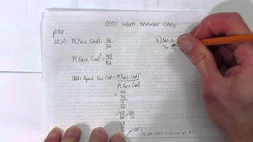 ODDS WHEN DRAWING CARDS