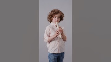 boy playing recorder flute / FUN KIDDY #shorts