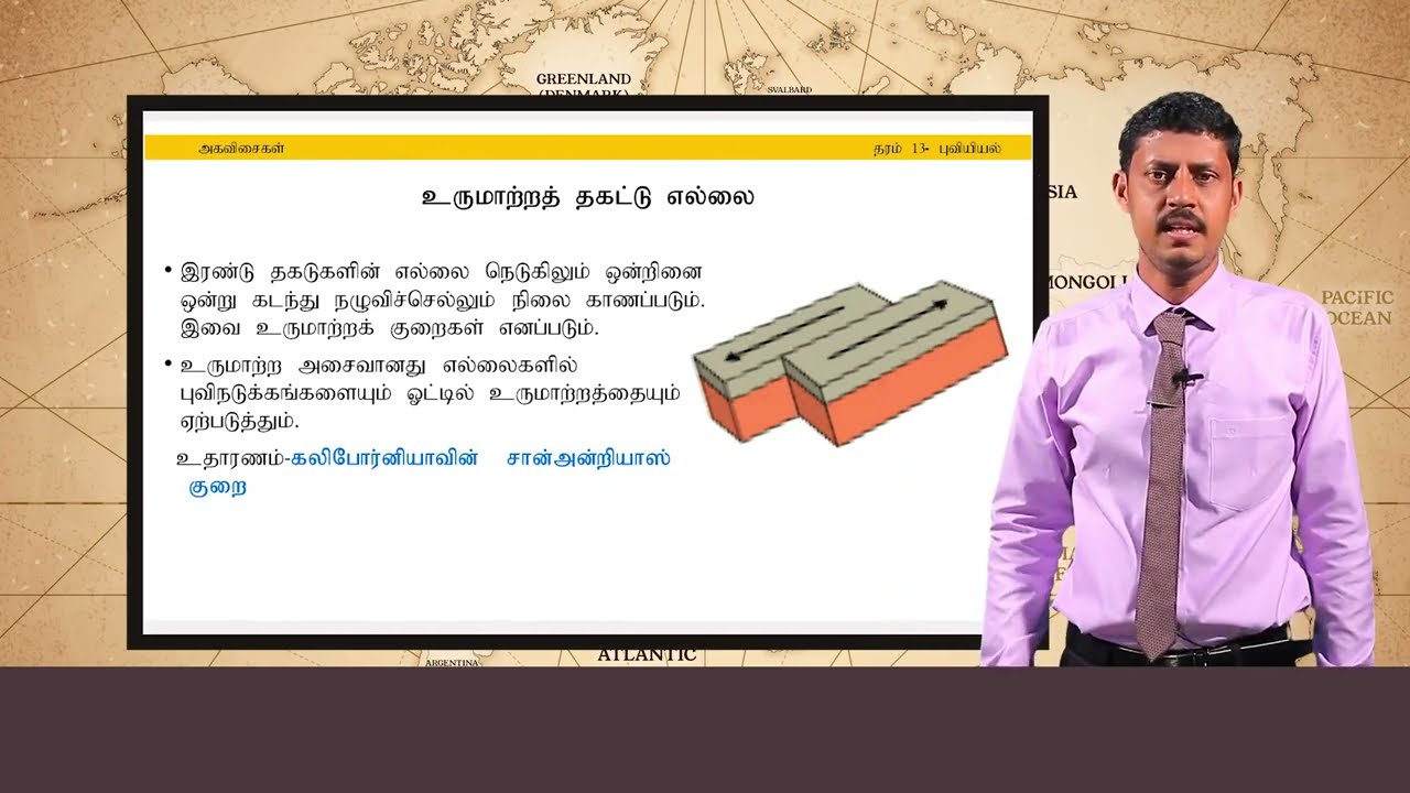 A/L Geography (புவியியல்) - அகவிசைகள் - Internal Forces - Lesson 13