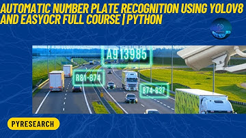 How to Automatic Number Plate Recognition using YOLOv8 and EasyOCR Full Course | Python