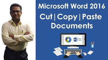 How to Cut Copy and Paste Document in M S Word 2016