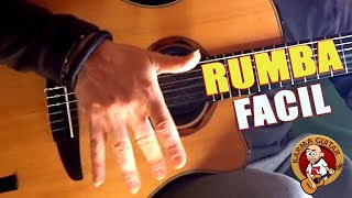 APRENDE a tocar RITMO de RUMBA en GUITARRA | Patrón de 1/2 Compás chords