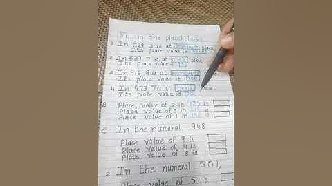 Class II Ch 2 Maths -Numbers upto 1000