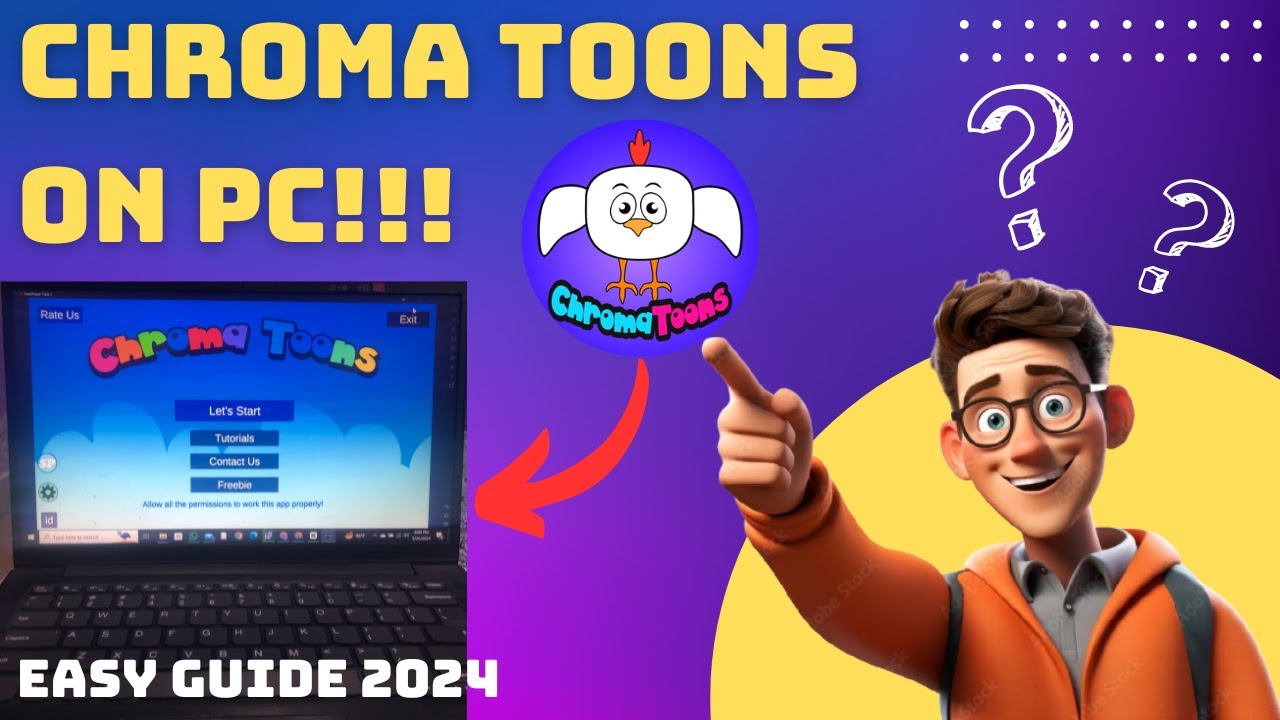 How to download and run chroma toons app on PC 2024 | Full step-by-step guide| Hindi/Urdu
