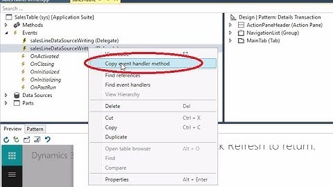 Dynamics 365 Delegate Subsciber X++ simple Visual Studio project Sales Order Line