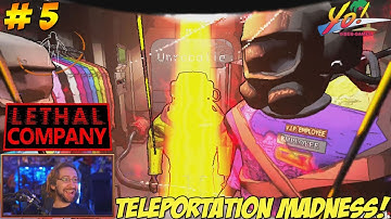 Lethal Company! MODDED! Teleportation Madness! Part 5 - YoVideogames