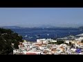 Timelapse 4K.  Ischia, the view of Vesuvius